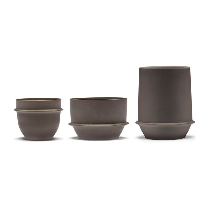 Serax - Dune Kaffeetasse, Espressotasse, Slate braun