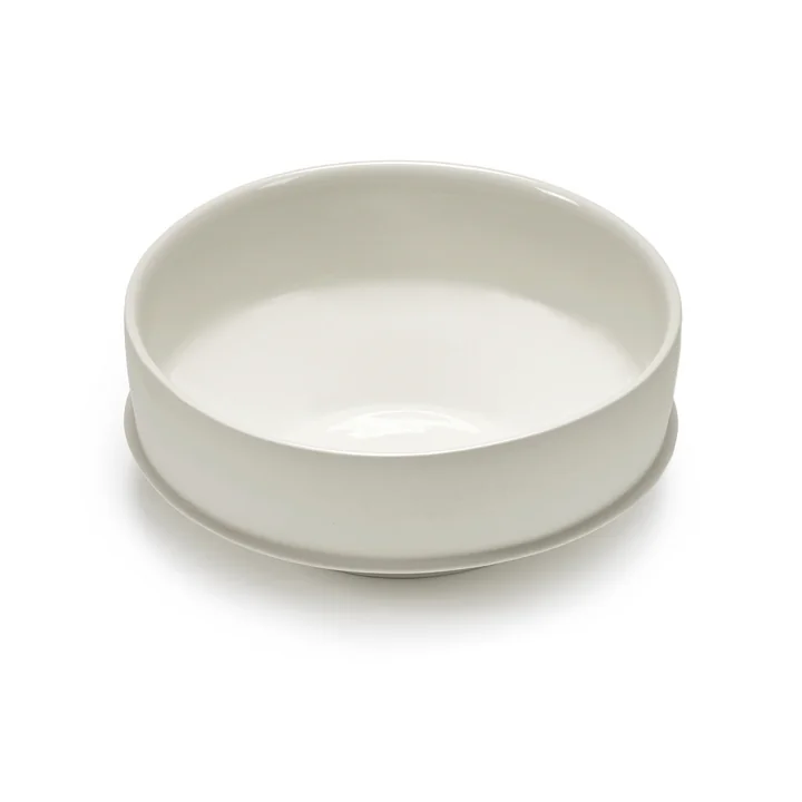 Dune Schale by Kelly Wearstler, Ø 19 cm, Alabaster / weiss von Serax