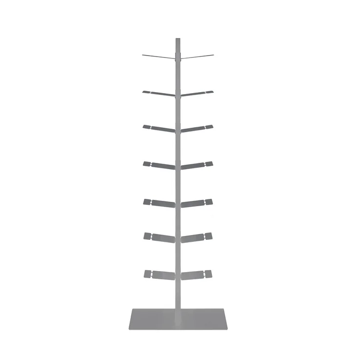 Booksbaum Standregal Big, double silber von Radius Design