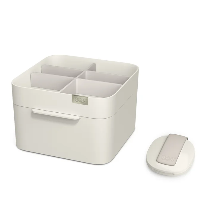 Joseph Joseph - Make Me up Set, Compact Spiegel und Cosmetic Organiser- Set, Shell