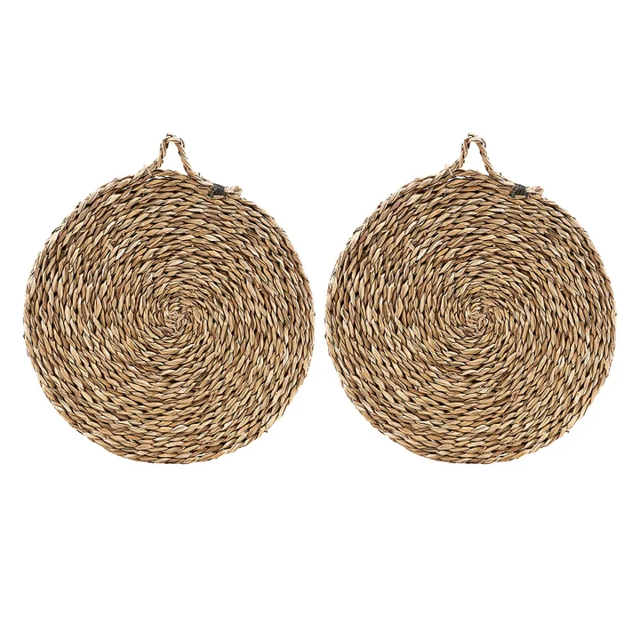 Acain Tischset Ø 29 cm, natur (2er-Set) von Nicolas Vahé