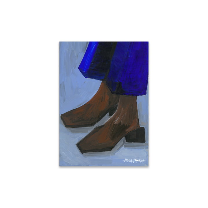 Boots and Blues von Hanna Peterson für The Poster Club 