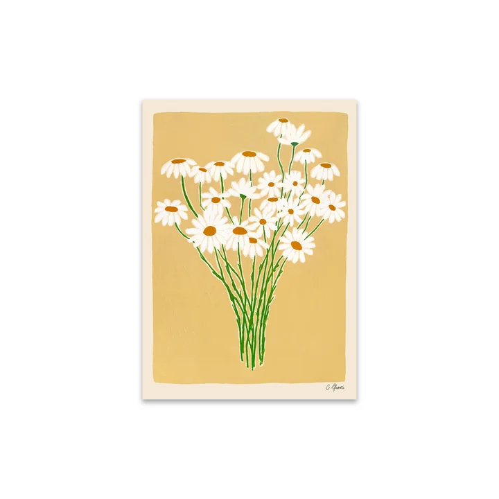 Daisies von Carla Llanos für The Poster Club 