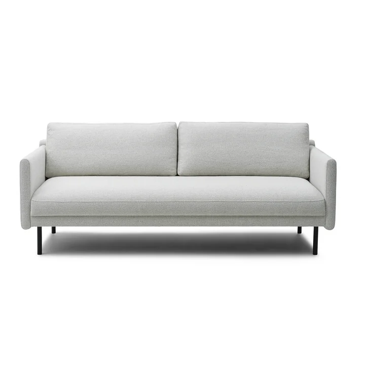 Rar 3-Sitzer Sofa, schwarz / Venezia off-white von Normann Copenhagen