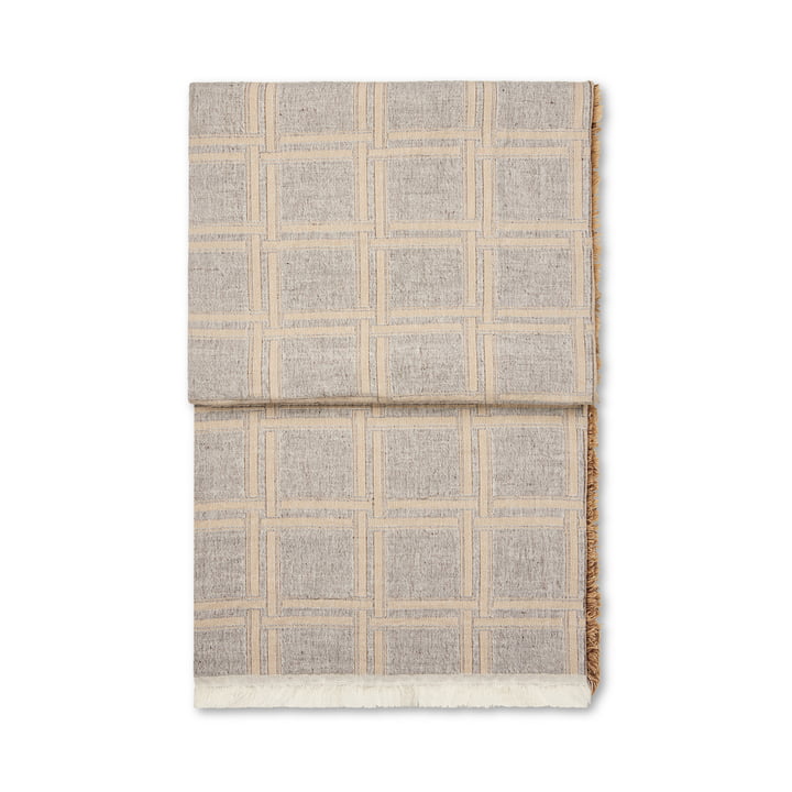 Elvang - Dahlia Decke, 130 x 180 cm, braun