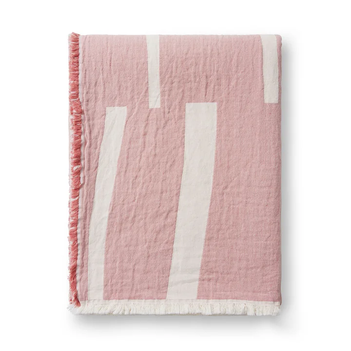 Elvang - Lyme Grass Decke, 130 x 180 cm, rose