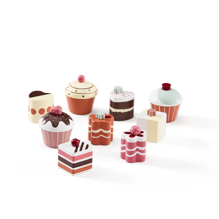 Bistro Gebäckset, bunt (9er-Set) von Kids Concept