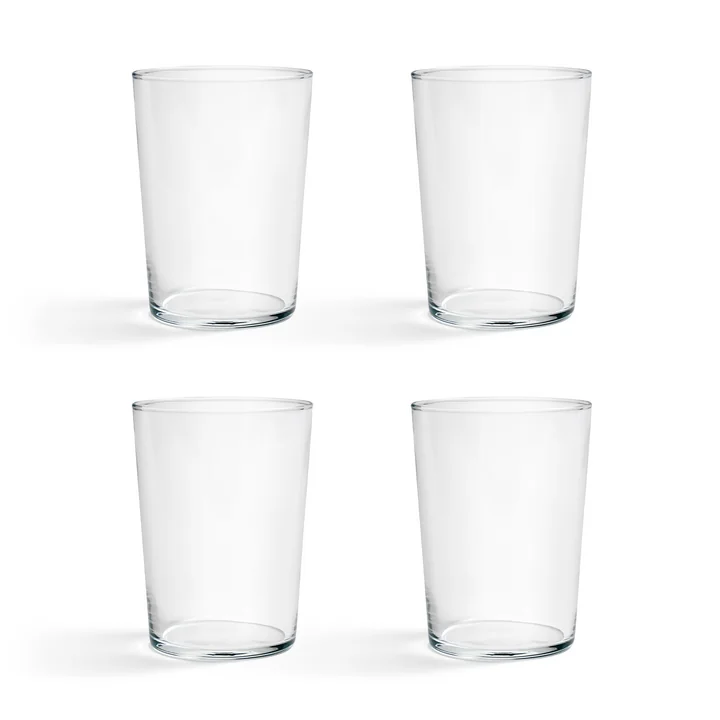 HAY - Glass Large, klar (4er-Set)