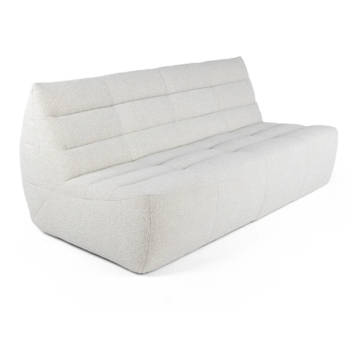Studio Zondag - Louis 3- Sitzer Sofa, elfenbein