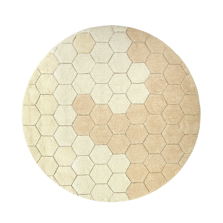 Honeycomb waschbarer Teppich von Lorena Canals 