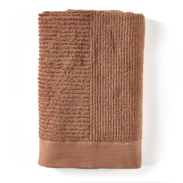 Classic Badetuch, 70 x 140 cm, terracotta von Zone Denmark