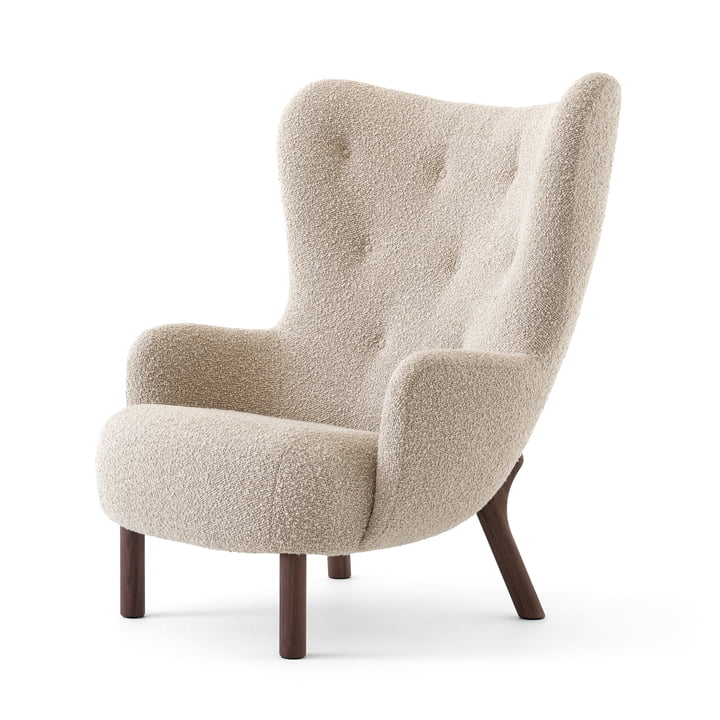 Petra Lounge Chair VB3, High Back, Walnuss geölt / Karakorum 003 von &Tradition