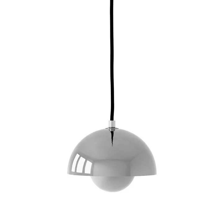 FlowerPot Pendelleuchte VP10, Chrom veredelt von &Tradition
