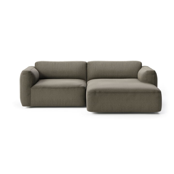 Develius Mellow Eck-Sofa, Konfiguration B, warm grey (Barnum 08) von &Tradition