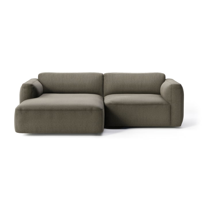 Develius Mellow Eck-Sofa, Konfiguration C, warm grey (Barnum 08) von &Tradition