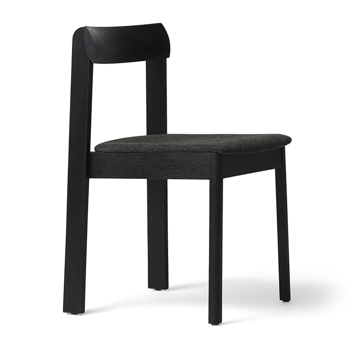Blueprint Stuhl, schwarz lackiert / schwarz 376 (Hallingdal 65) von Form & Refine