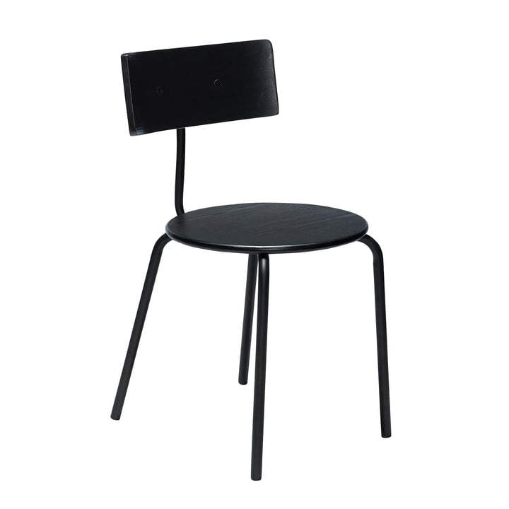 Koi Stuhl, schwarz von Hübsch Interior