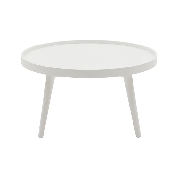 Alma Beistelltisch, large, weiss lackiert von Softline