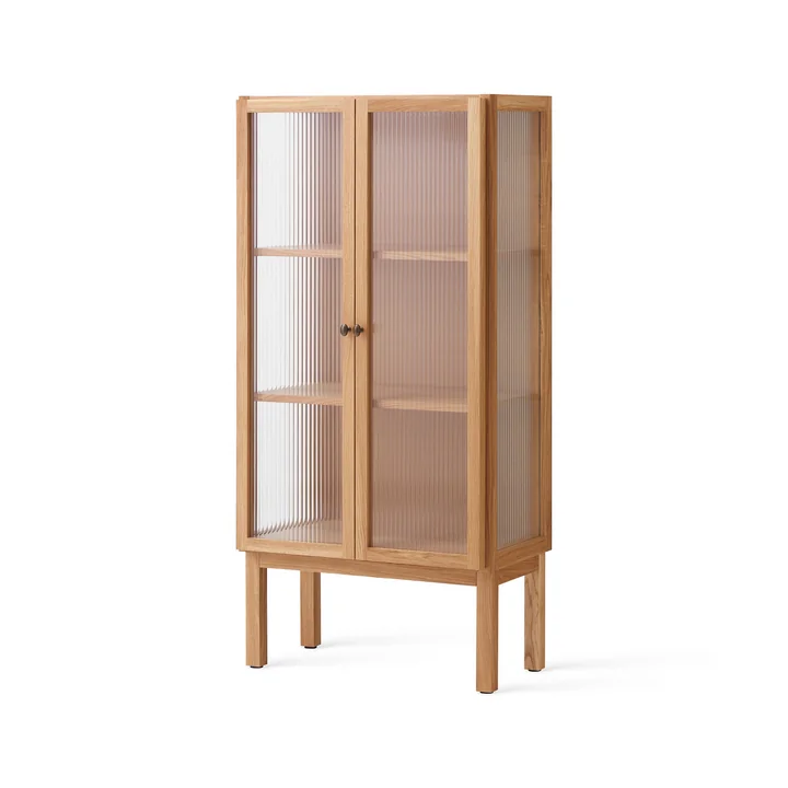 Audo - Curiosity Vitrine H 143 cm, Eiche natur