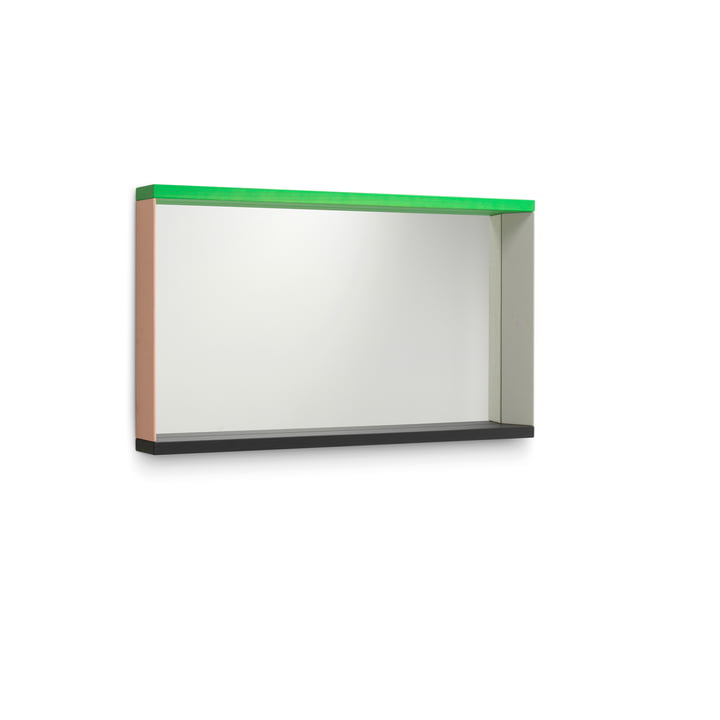 Colour Frame Spiegel, medium, grün / pink von Vitra