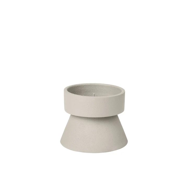 Anker Kerzenständer, Ø7 cm, sand von Broste Copenhagen