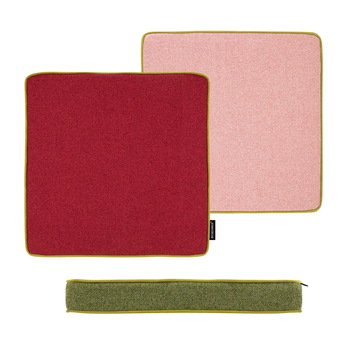 Sitzkissen 40 x 40 cm, cranberry von Remember