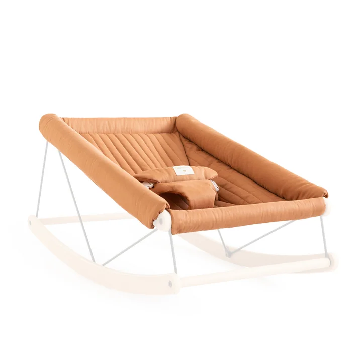 Growing Green Polster für Babywippe, sienna brown von Nobodinoz