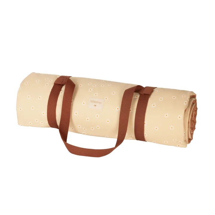 Nobodinoz - Sunshine Picknickdecke, 58 x 140 cm, daisies