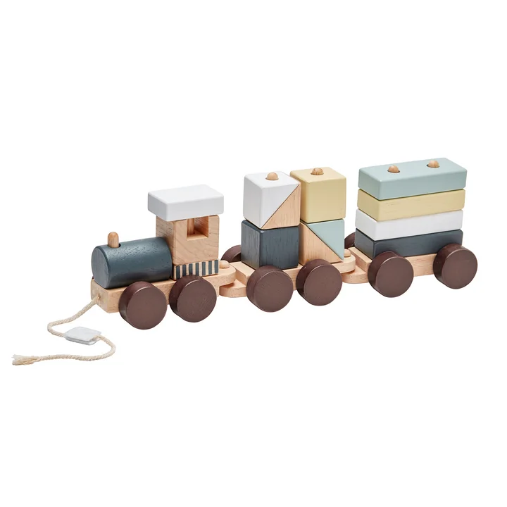 Zug mit Holzklötzen von Kids Concept