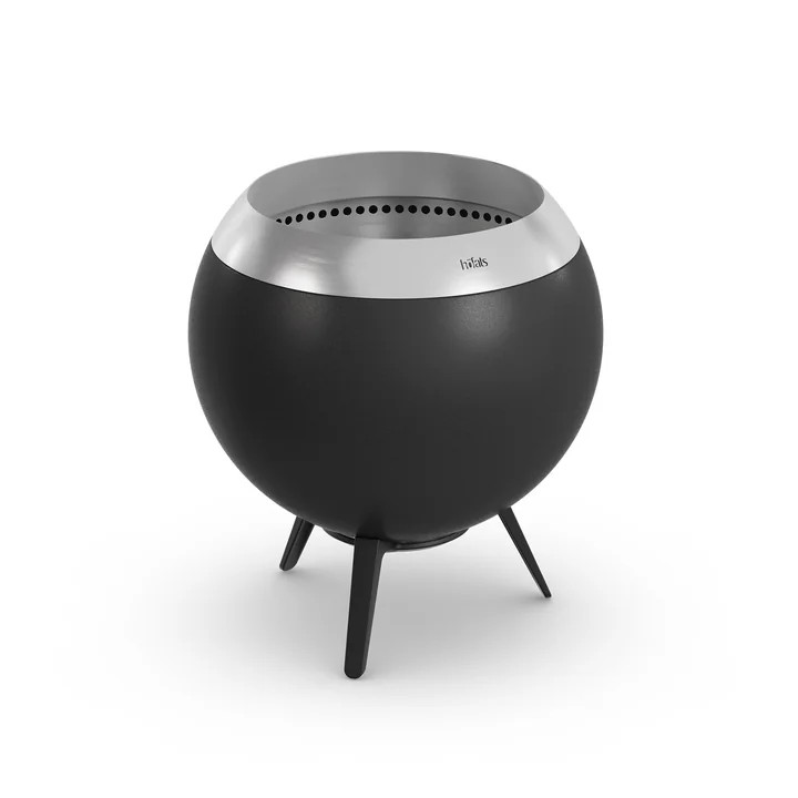 MOON 45 Feuerschale mit niedrigem Fuss, schwarz von höfats