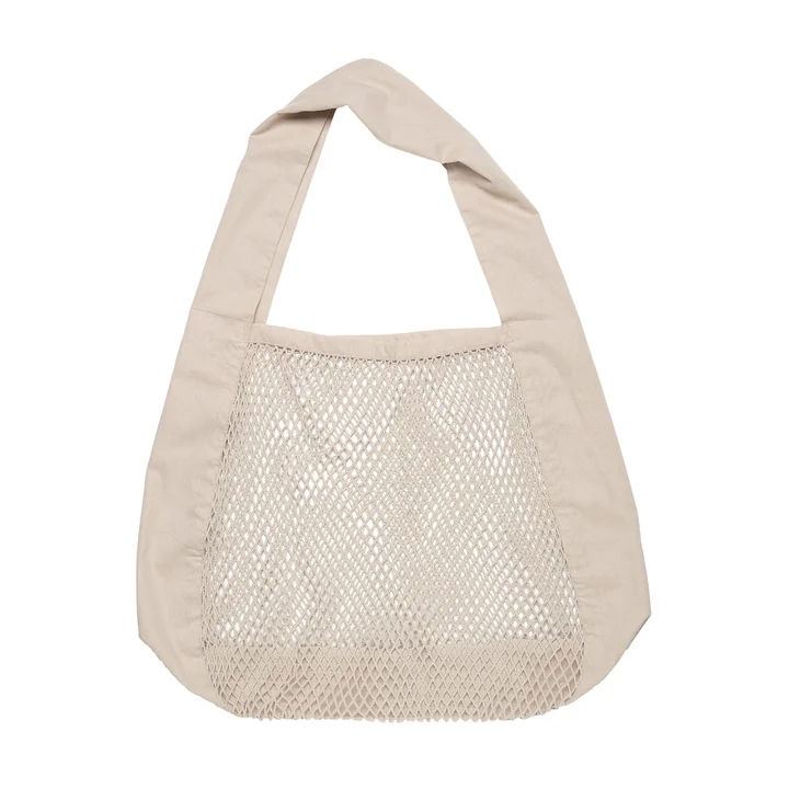 Net Schultertasche, stone von The Organic Company