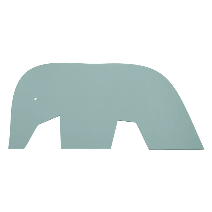 Kinder Teppich Elefant, 92 x 120 cm, 5mm, Aqua 50 von HEY-SIGN