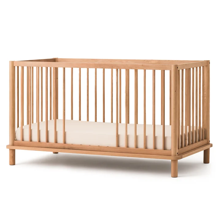 Nobodinoz - Latitude Evolutive Babybett, 70 x 140 cm, Eiche natur