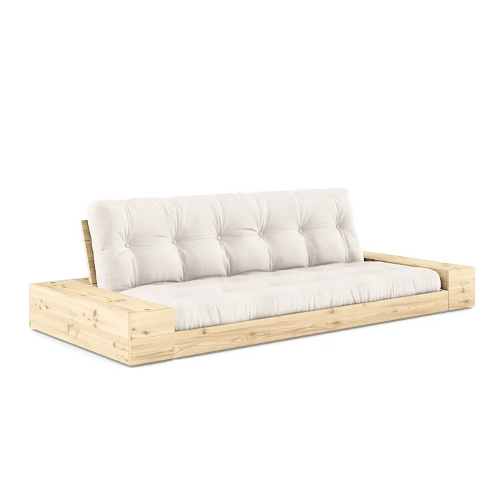 Karup Design - Base Schlafsofa mit Aufbewahrung, Kiefer klar lackiert / natural