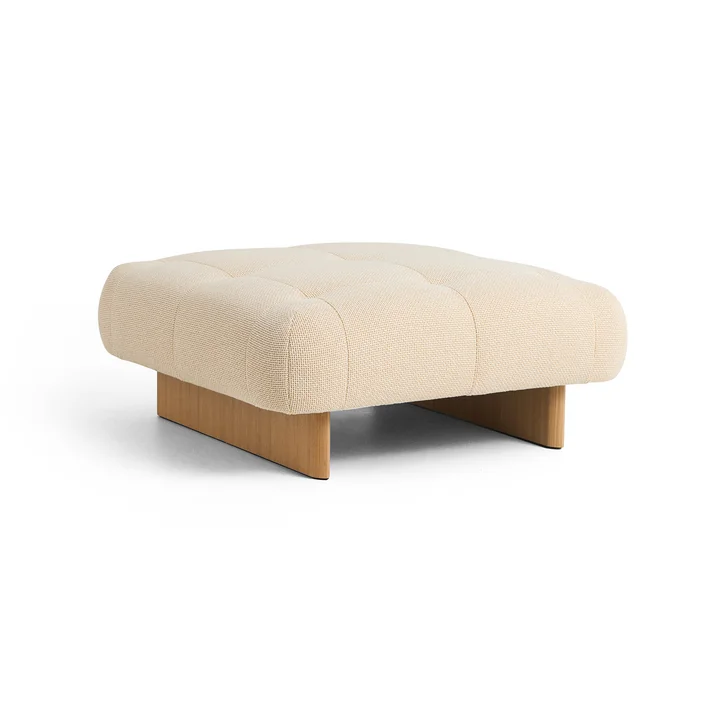 Quilton Lift Ottoman, Eiche / ocre white (Tartaglia 85) von HAY