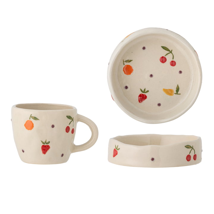 Bloomingville Mini - Tatiana Geschirr-Set, weiss