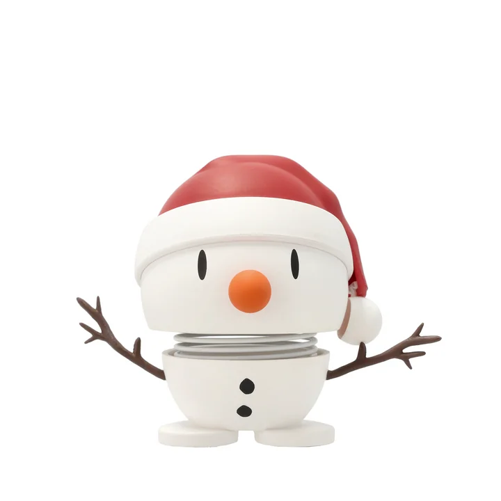 Small Soft Santa Snowman, weiss von Hoptimist