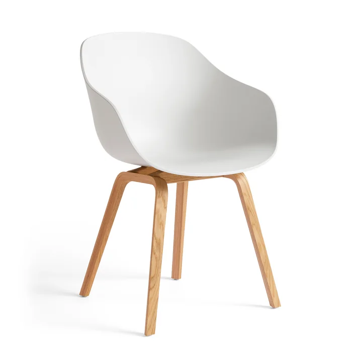 HAY - About a Chair AAC 222, Eiche lackiert / white 2.0 