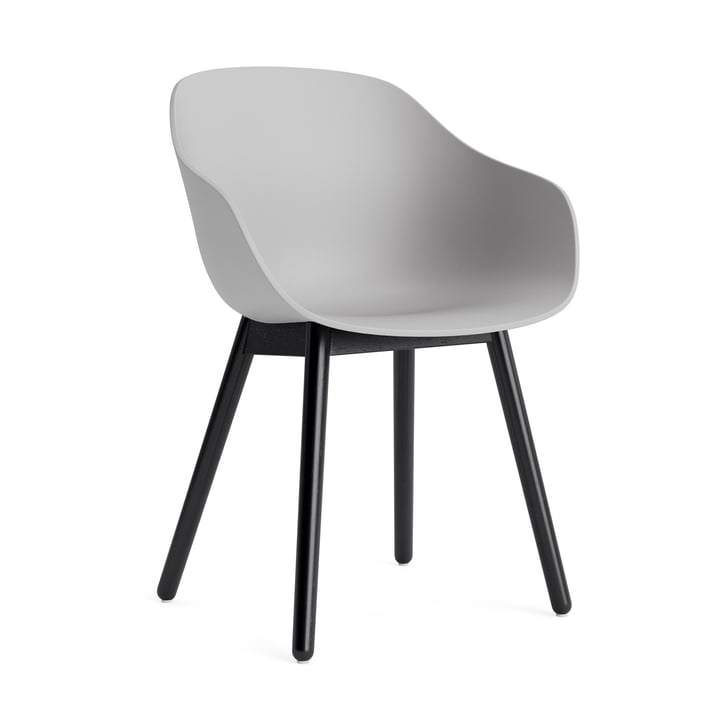 Hay - About a Chair AAC 212, Eiche schwarz lackiert / concrete grey 2.0 