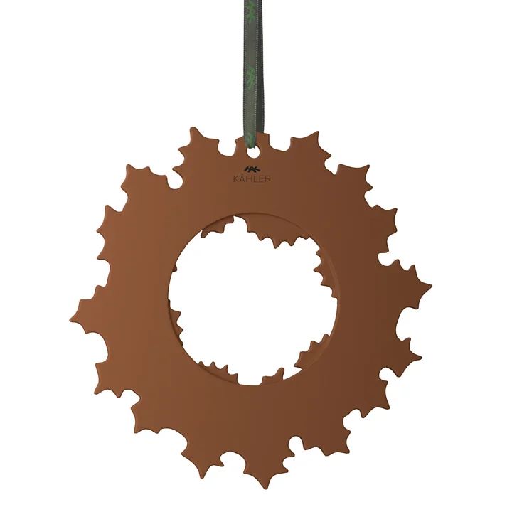 Gingerbread Kranz, Ø 18.5 cm, braun von Kähler Design
