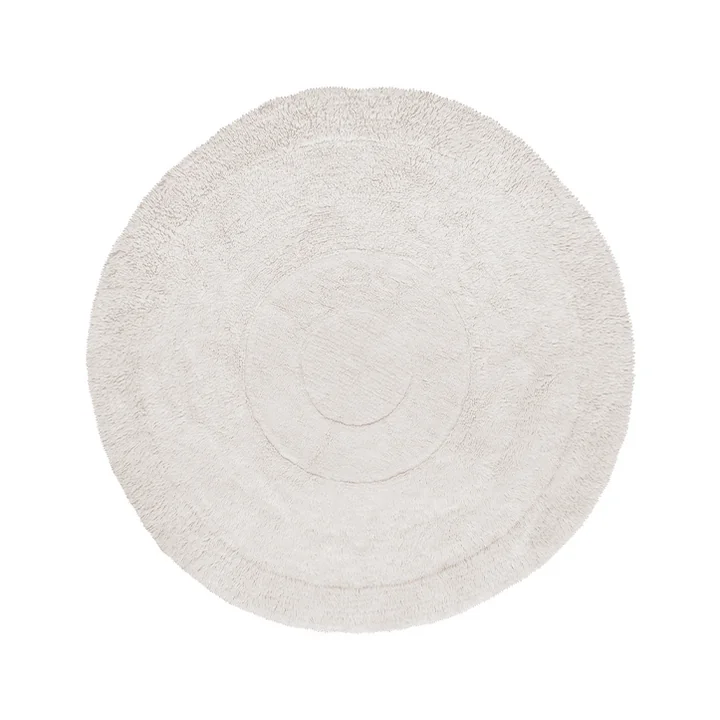 Lorena Canals - Wollteppich Arctic Circle, 250 x 250 cm, sheep white