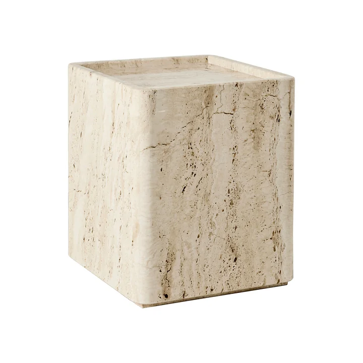 Gubi - Pietra Beistelltisch, Small, Neutral White