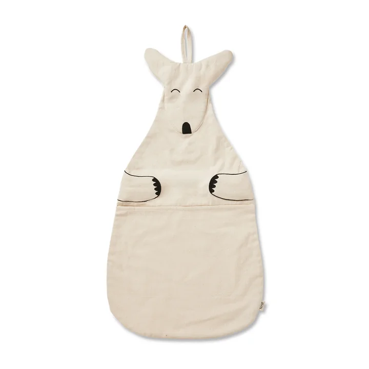 Ferm Living - Kangaroo Wandaufbewahrung, ungefärbt