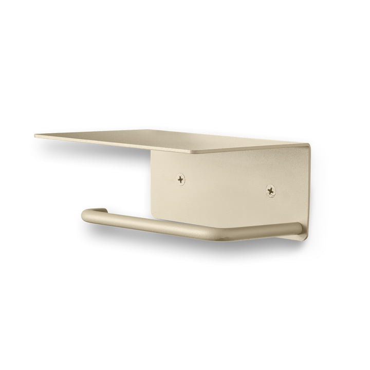 Ferm Living - Dora Toilettenpapierhalter mit Ablage, kaschmir