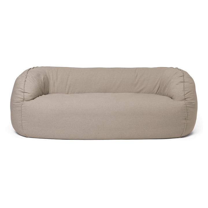 ferm Living - Nesten 2-Sitzer Sofa, Re-Cotton natural