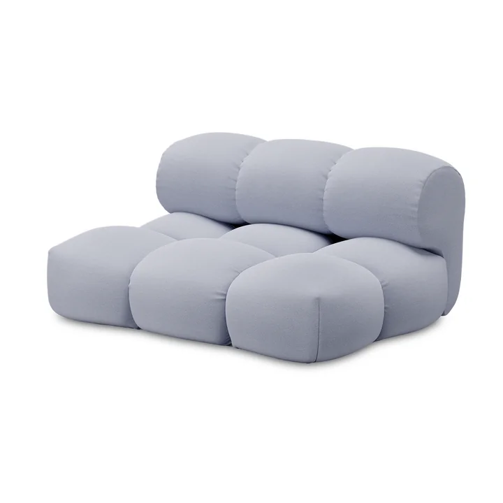 OUT Objekte unserer Tage - Sander Sofa Loveseat, hellblau (Xtreme YS173 by Camira)