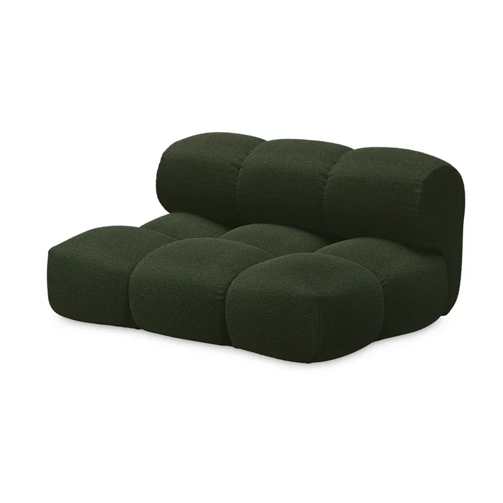 OUT Objekte unserer Tage - Sander Sofa Loveseat, moosgrün (Hug Me 032 by Chivasso)