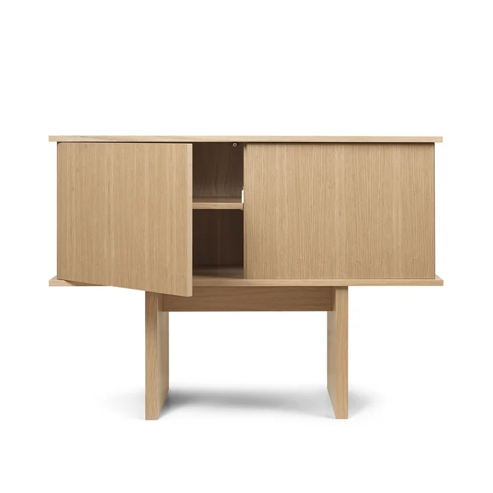 Ferm Living - Stilt Single Sideboard, Eiche natur