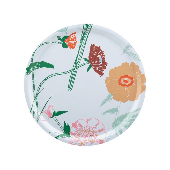 Marimekko - Puutarhakutsut Tablett, Ø 31 cm, mehrfarbig 
