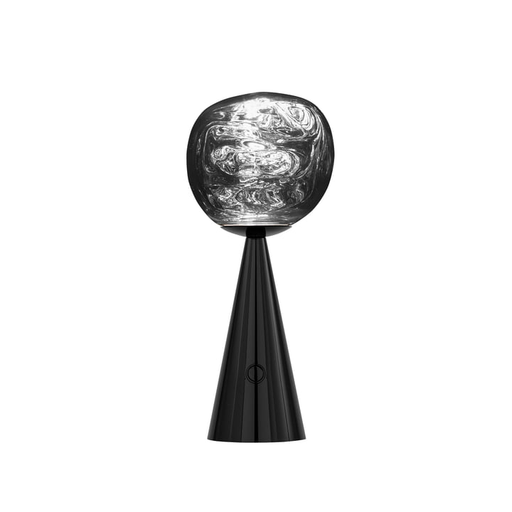 Tom Dixon - Melt LED Tischleuchte mit Akku, schwarz